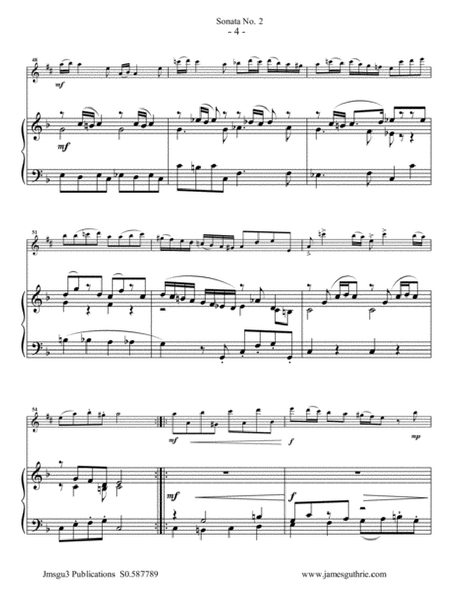 Vivaldi: Sonata No. 2 for Baritone Sax & Piano image number null
