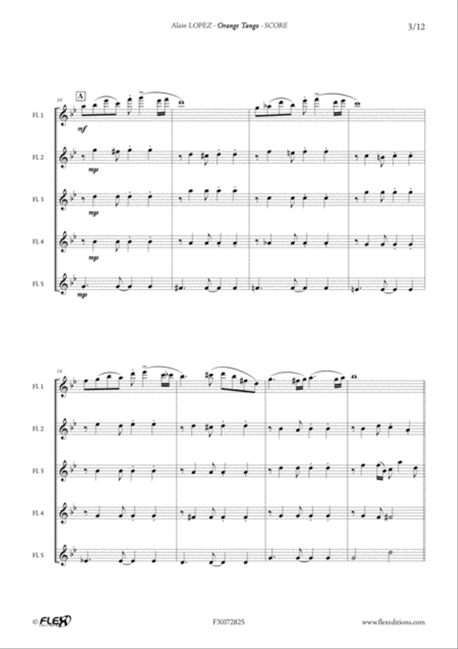 Orange Tango Orange Tango Flute scores gallery preview page 3
