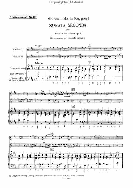 Sonata seconda h-moll op. 3 / 2
