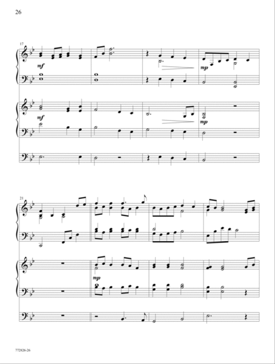 Hymns and Spiritual Songs Organ scores gallery preview page 13