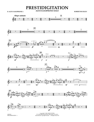 Prestidigitation (Alto Saxophone Solo with Band) - Eb Alto Saxophone 1