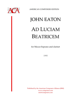 [Eaton] Ad Luciam Beatricem