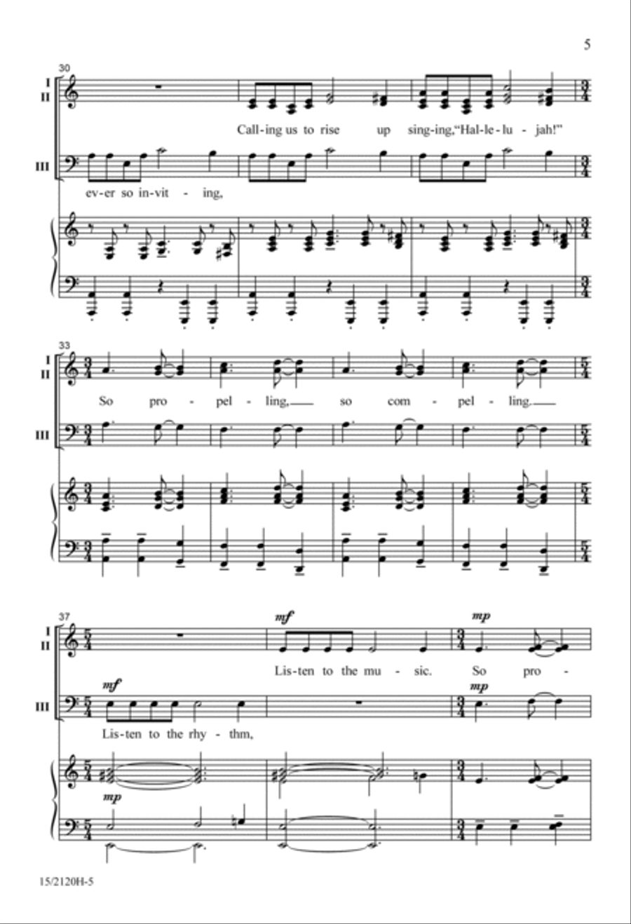 The Dance of Life The Dance of Life 3-Part scores gallery preview page 4