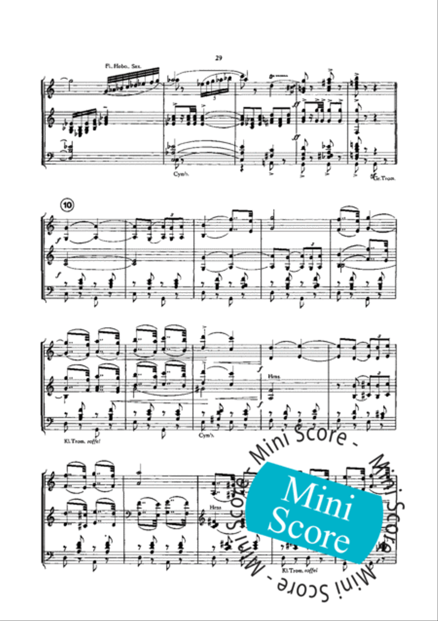 London Suite Concert Band scores gallery preview page 33