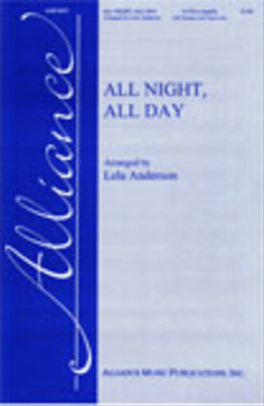 All Night, All Day 4-Part scores gallery preview page 1