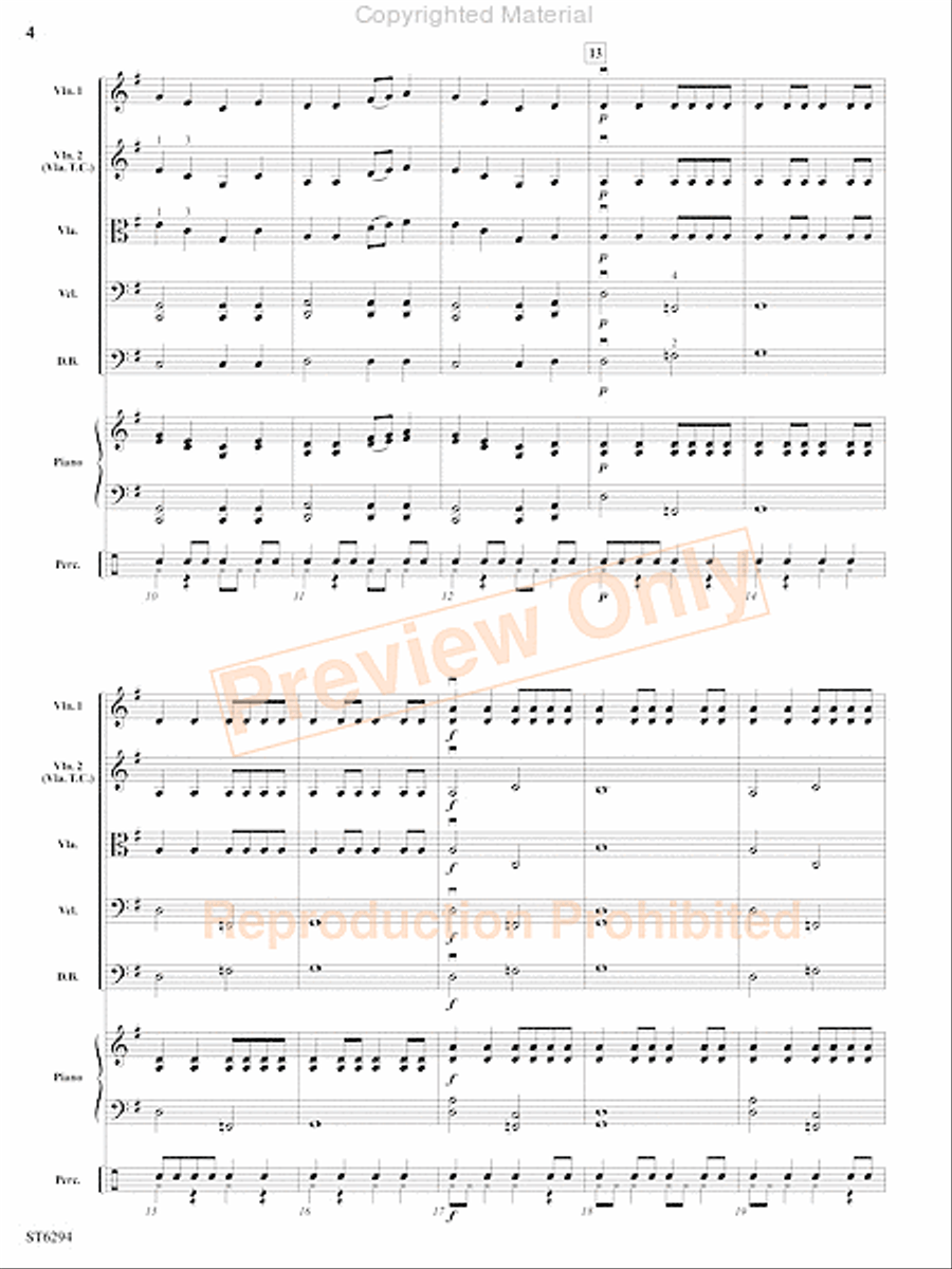 Mystic Caravan String Orchestra scores gallery preview page 5