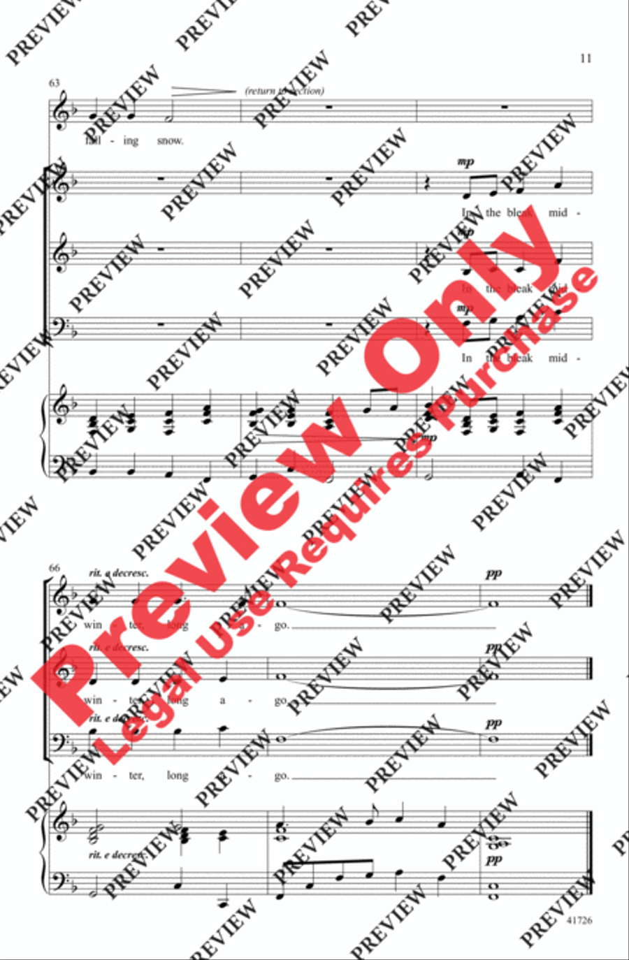 Winter Canon Winter Canon 3-Part scores gallery preview page 21