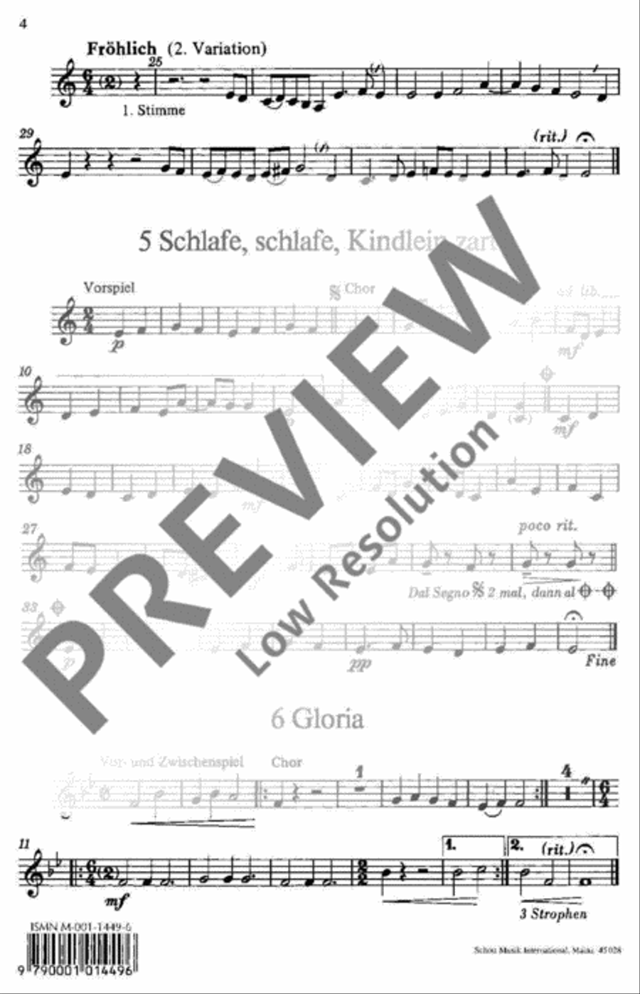 Mit freudigem Schall Mit freudigem Schall Choir scores gallery preview page 5