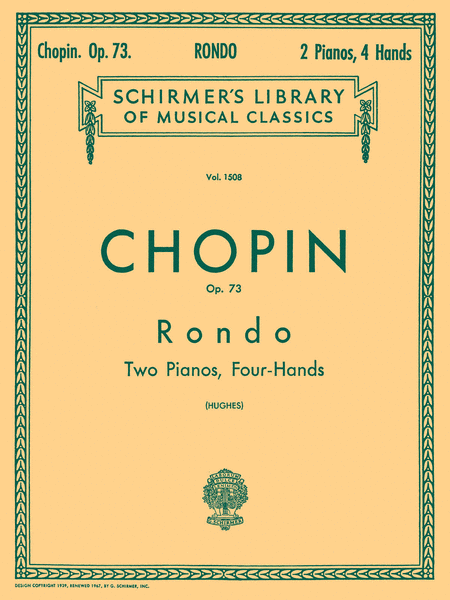 Rondo, Op. 73 (2-piano score)
