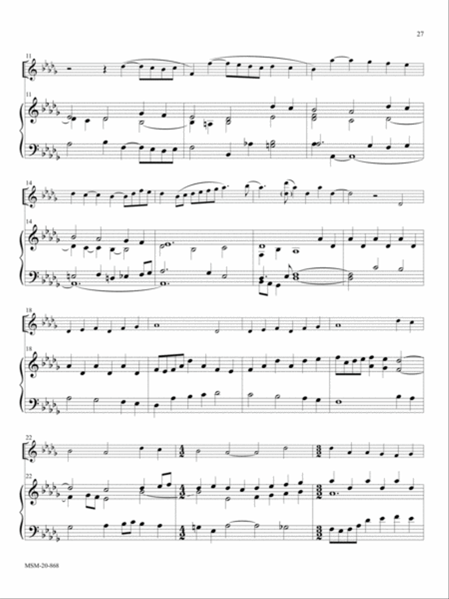 All Creatures of Our God and King Clarinet Solo scores gallery preview page 2