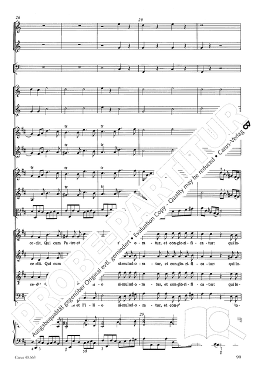 Mass in D minor (Missa in d) ATB scores gallery preview page 115