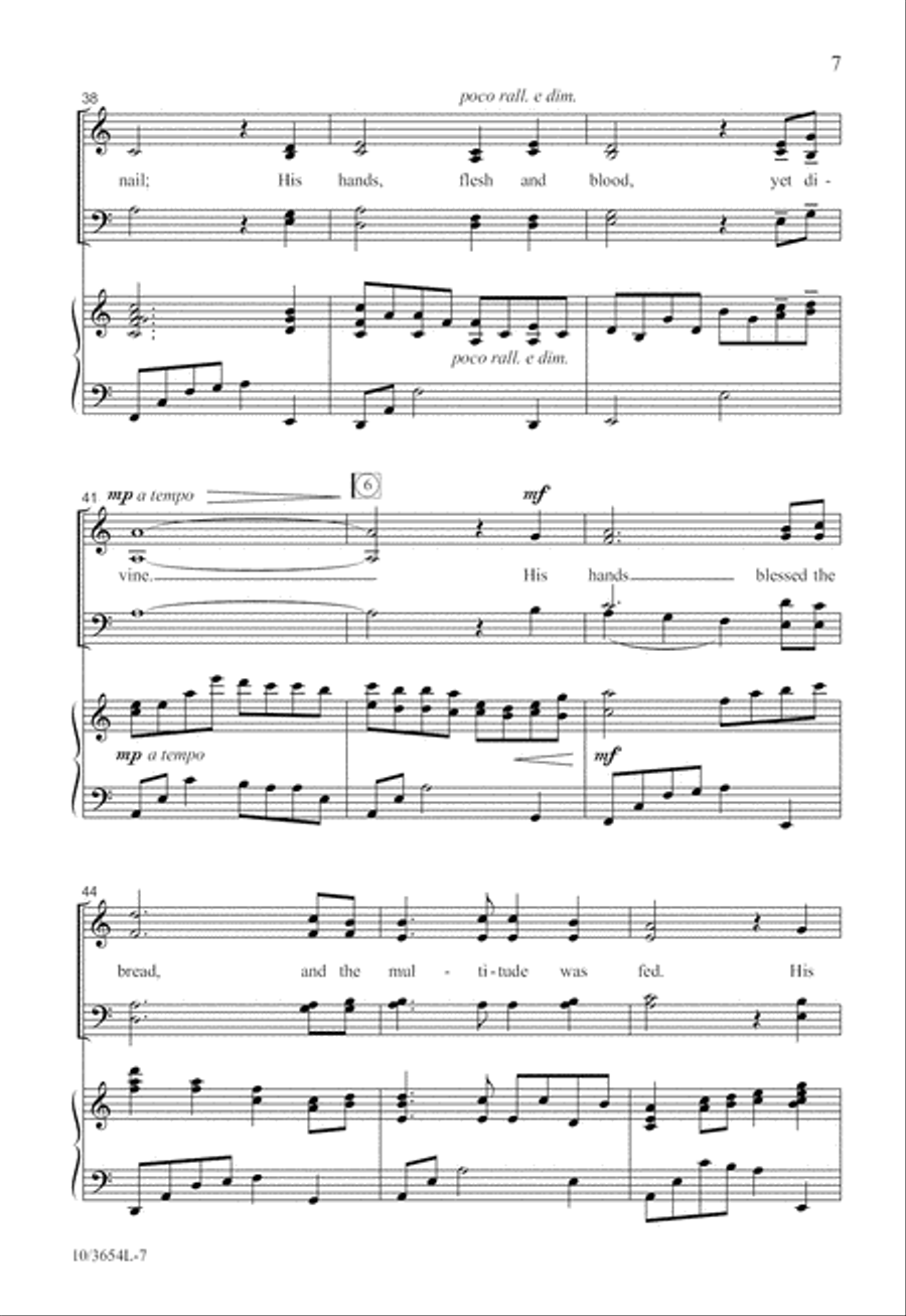 His Hands His Hands 4-Part scores gallery preview page 8