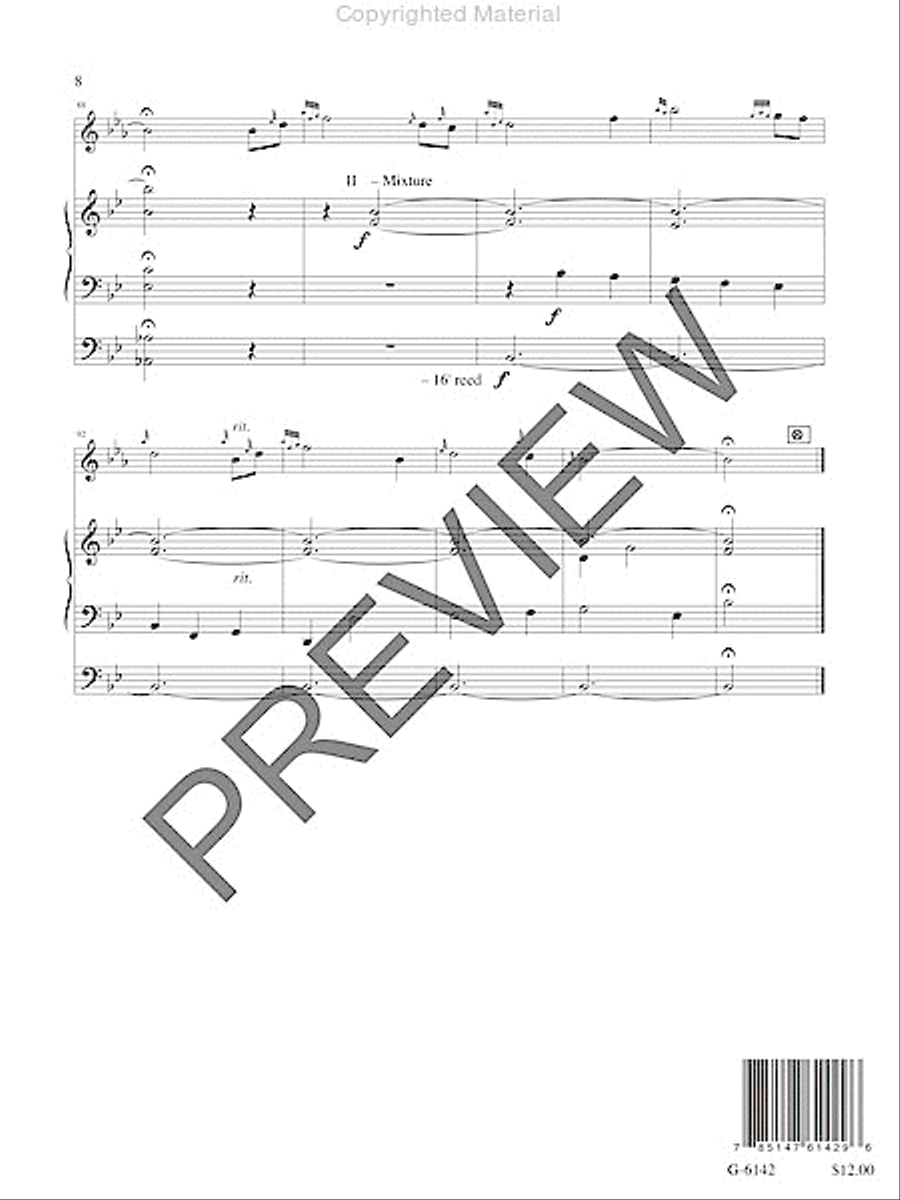 My Shepherd Will Supply My Need Bagpipe scores gallery preview page 7