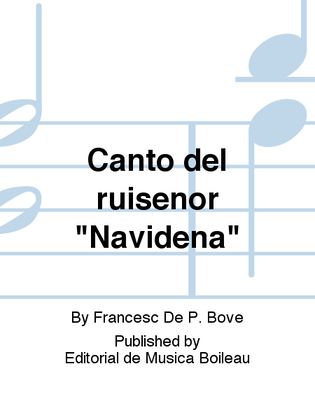 Canto del ruisenor "Navidena"