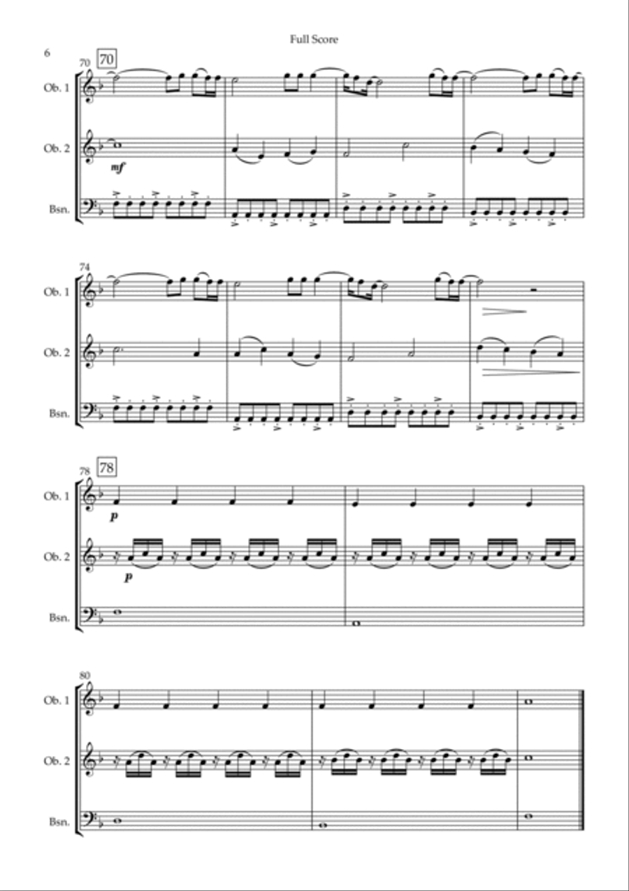You Say Woodwind Trio scores gallery preview page 6