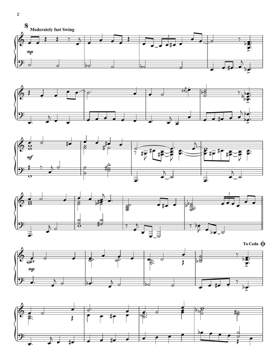 Like Someone In Love Piano Solo scores gallery preview page 2