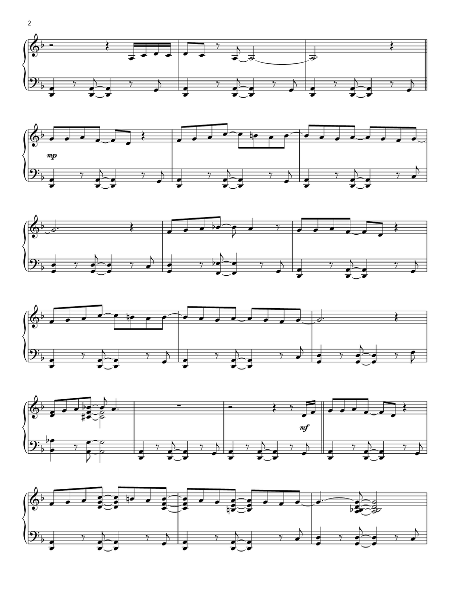 Eleanor Rigby [Jazz version] Piano Solo scores gallery preview page 2