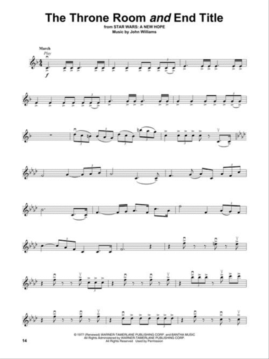 Star Wars Violin Solo scores gallery preview page 5