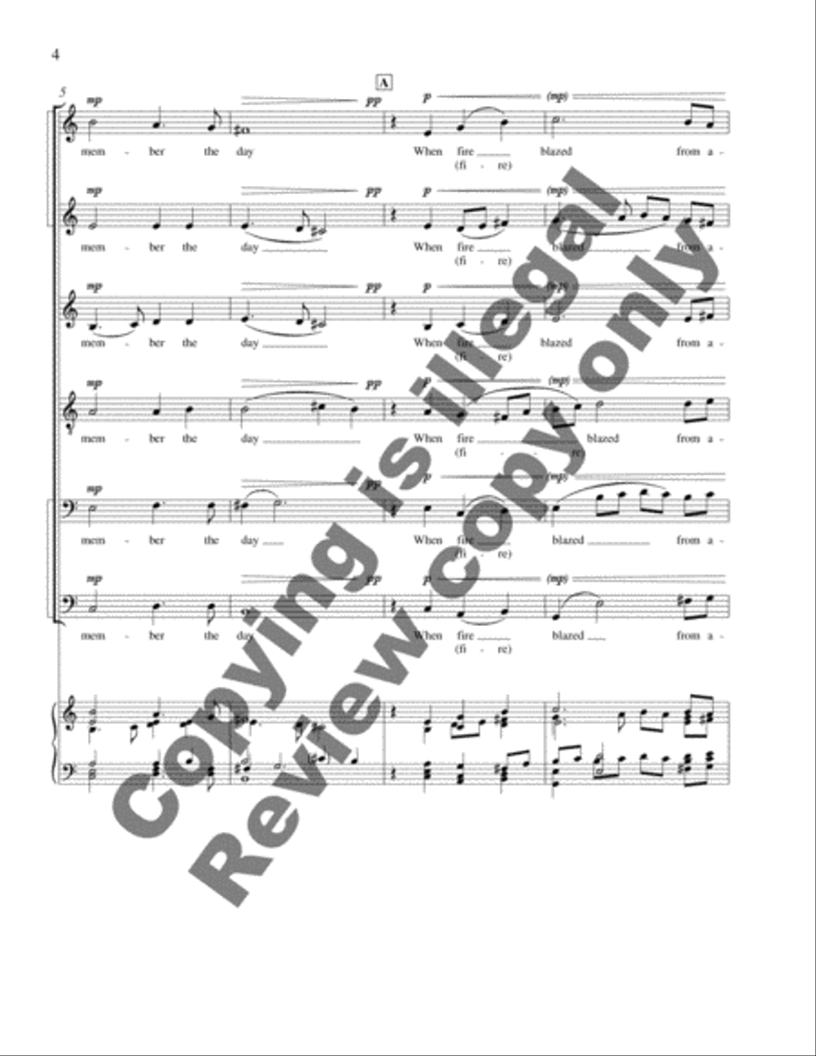 Into the Hour of New Life SSATBB scores gallery preview page 4