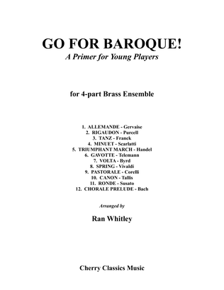 Go For Baroque! A Primer for Young Players for 4-part Brass Ensemble