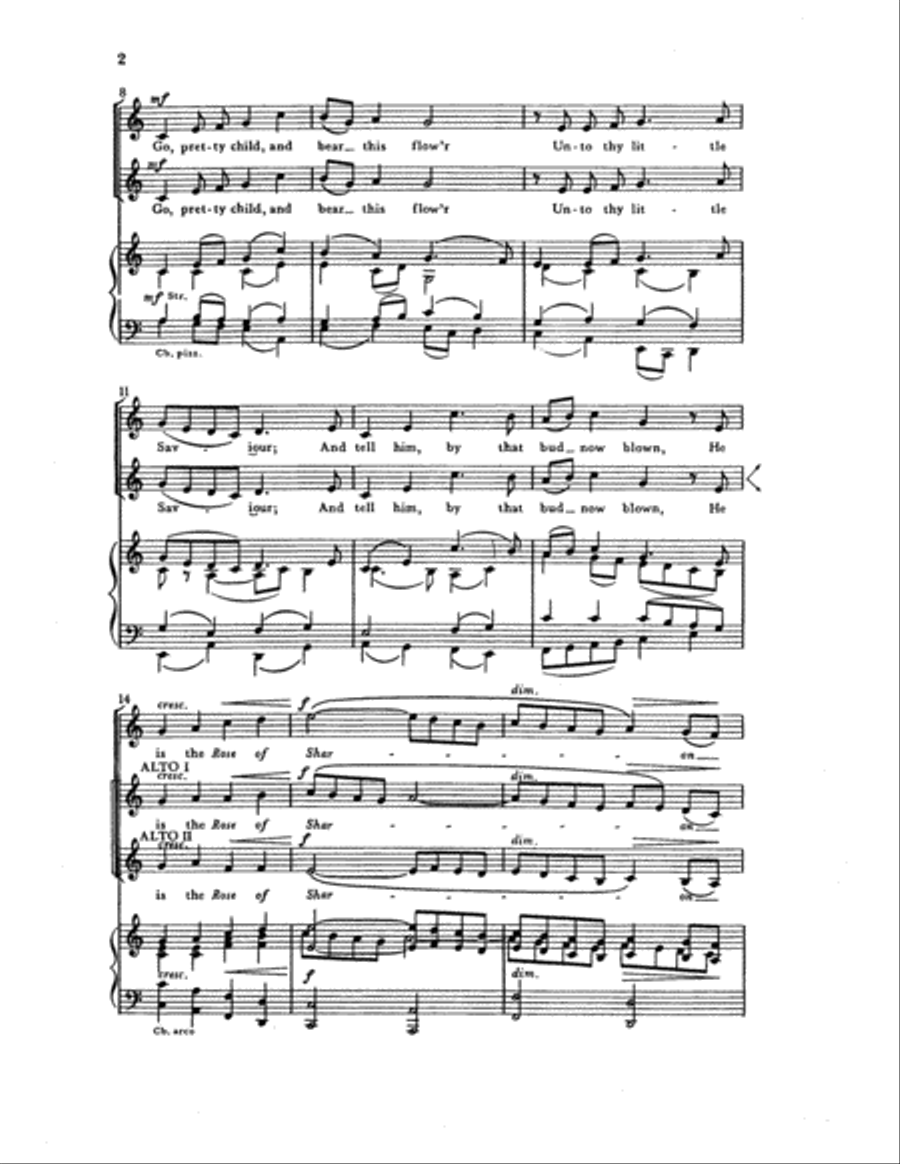 The Carol of the Rose The Carol of the Rose SSAA scores gallery preview page 4