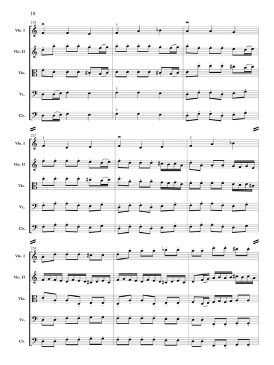 The Bells of St. Genevieve Orchestra scores gallery preview page 19