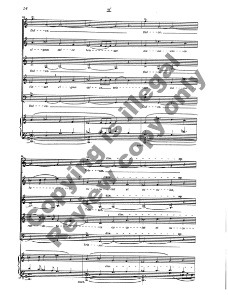 Cantata Rustica (Choral Score)