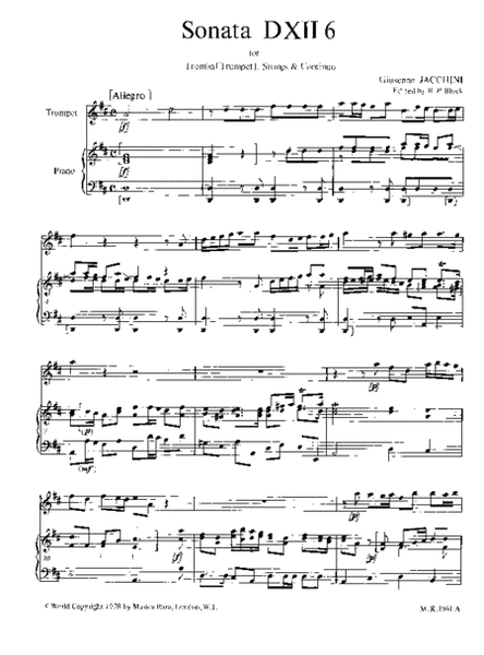 Sonata in D No. XII/6