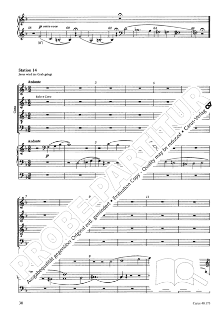 Via crucis 4-Part scores gallery preview page 31