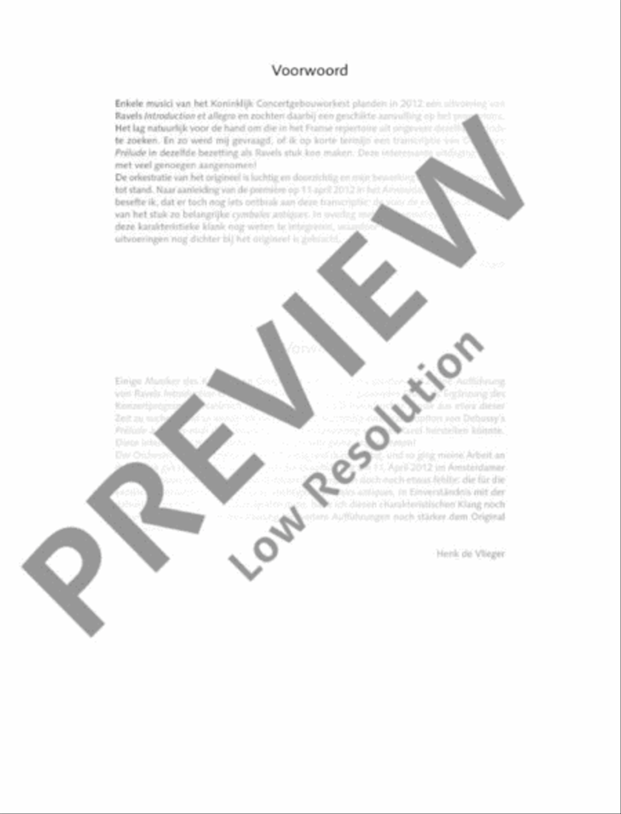Prélude à l'après-midi d'un faune Clarinet scores gallery preview page 4