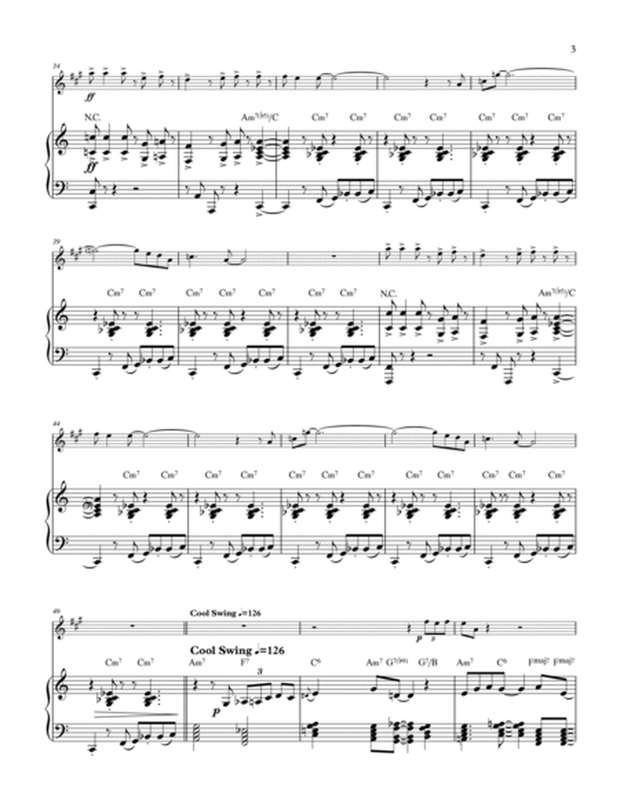 Swingin' Soul (alto sax and piano)