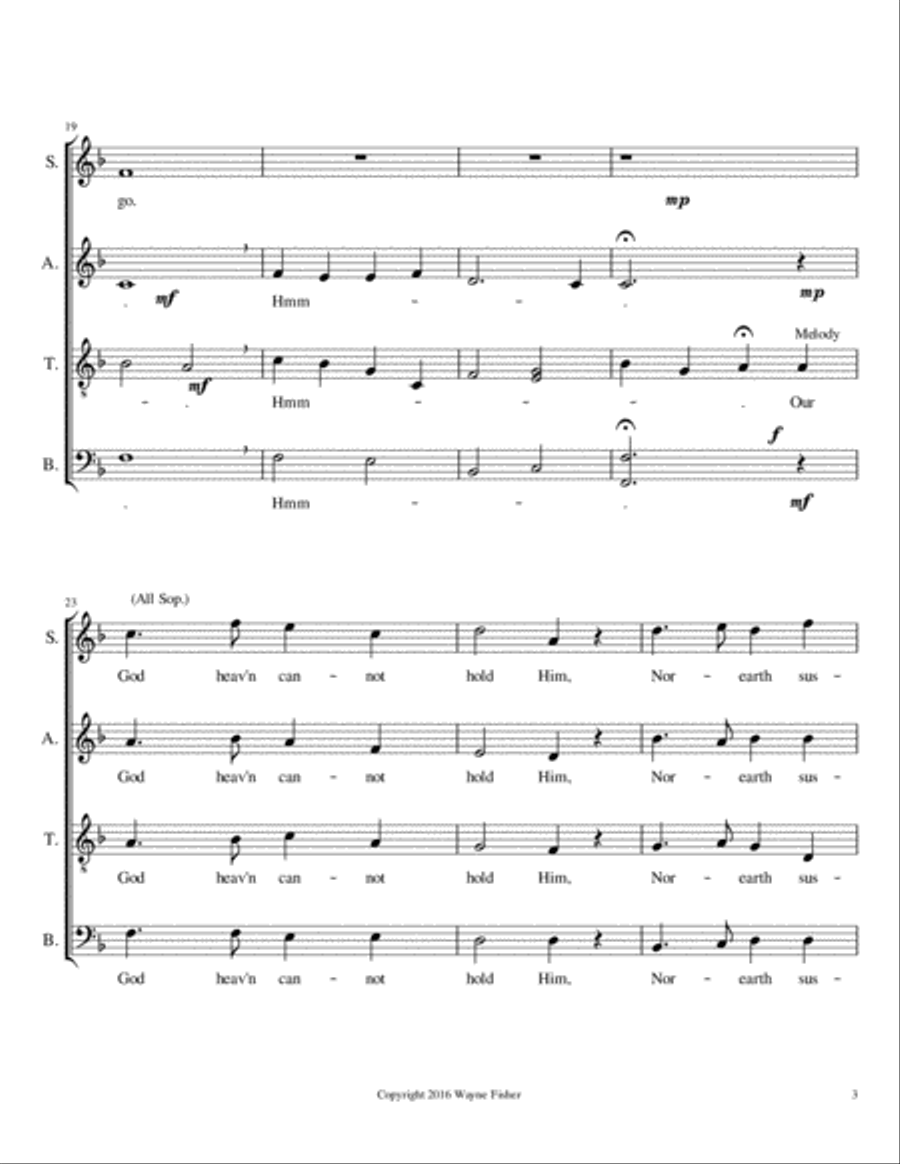 In The Bleak MidWinter In The Bleak MidWinter 4-Part scores gallery preview page 3