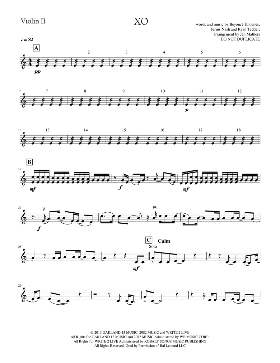 XO String Quartet scores gallery preview page 3