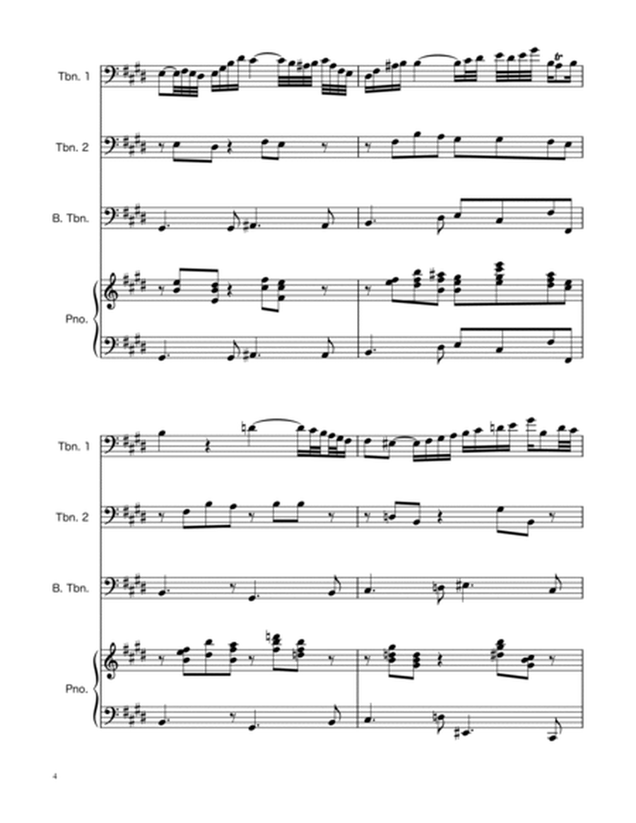 Arioso BWV 156 - Trombone Trio w/Piano image number null