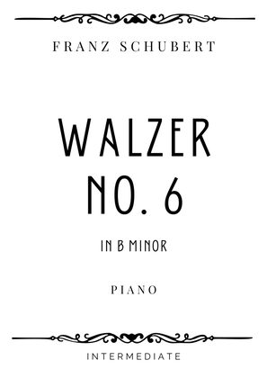 Schubert - Walzer No. 6 in B Minor - Intermediate