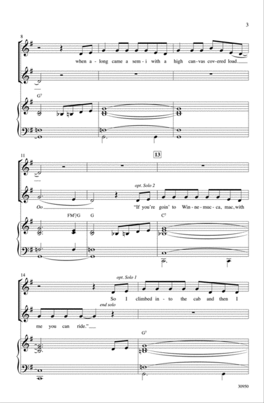 I've Been Everywhere I've Been Everywhere 2-Part scores gallery preview page 3
