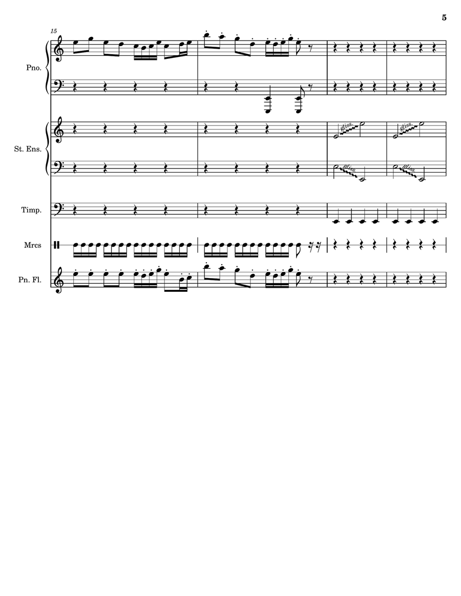 The Wildest Thing, Op. 4 Large Ensemble scores gallery preview page 5