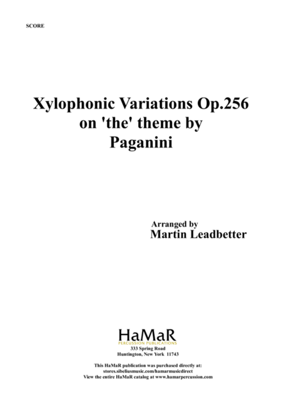 Xylophone Variations Piano scores gallery preview page 1