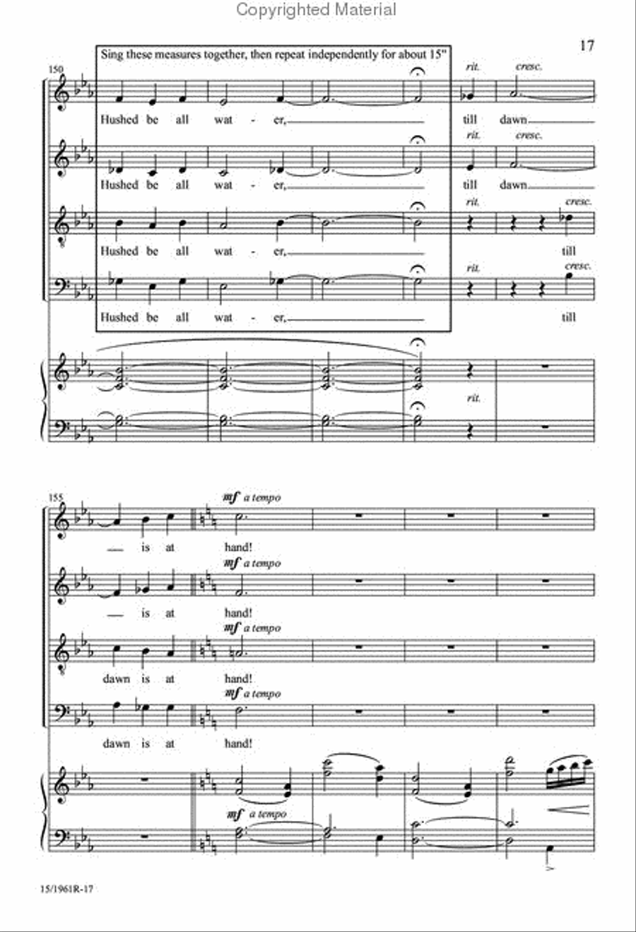 Sing All Ye Joyful 4-Part scores gallery preview page 16