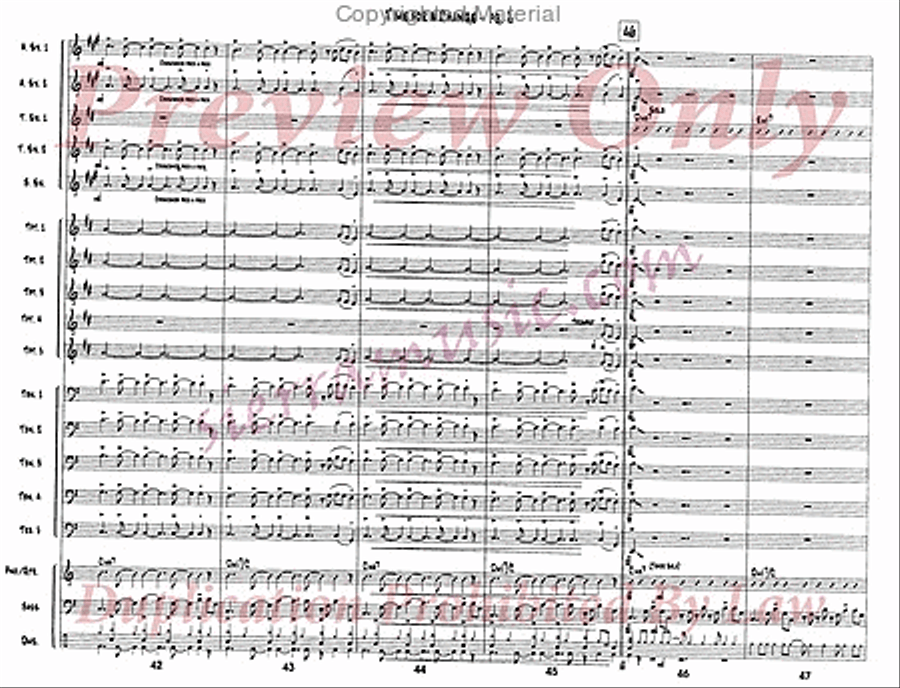 Time For A Change Time For A Change Jazz Ensemble scores gallery preview page 9