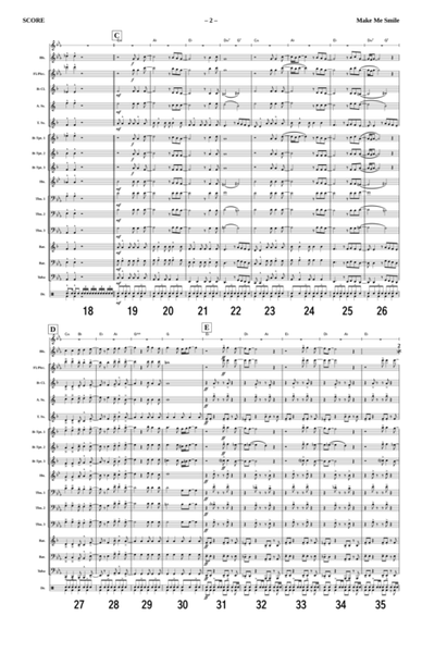 Make Me Smile by Chicago Marching Band - Digital Sheet Music