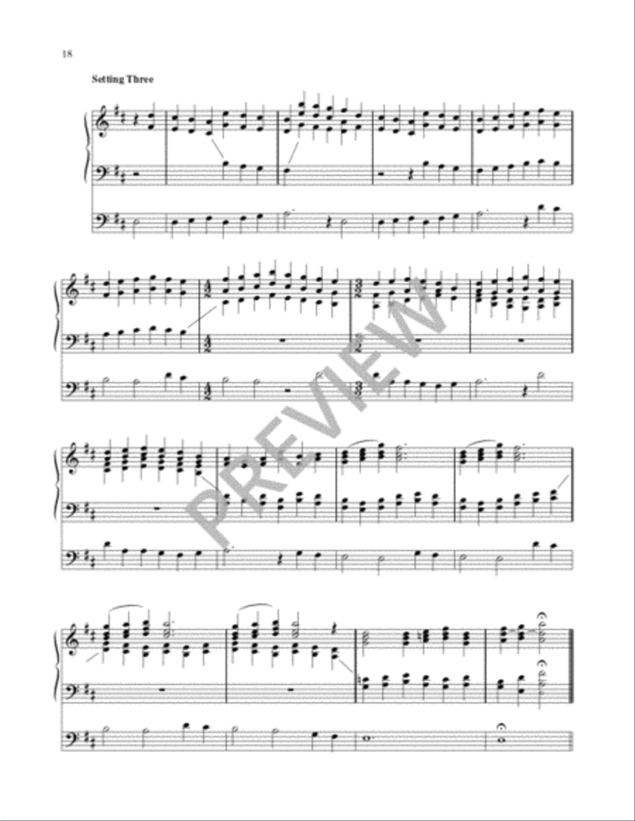 Hymn Harmonizations for Organ - Volume 3 Organ scores gallery preview page 21