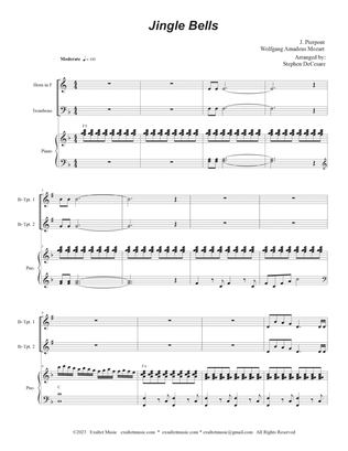 Jingle Bells (Brass Quartet and Piano)