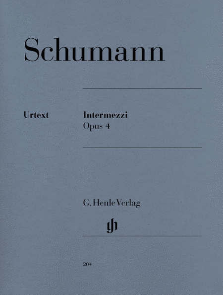 Schumann, Robert: Intermezzi op. 4