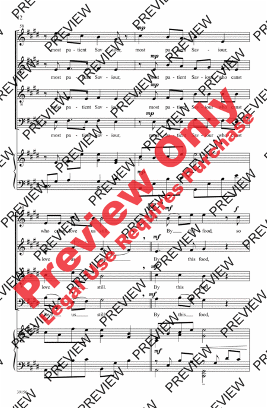 And Now, O Father And Now, O Father 4-Part scores gallery preview page 12