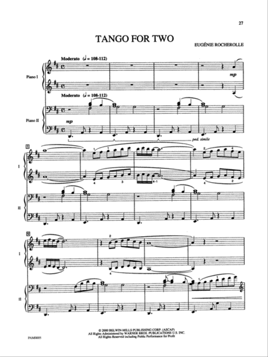 The Way We Danced, 1949--1999 Small Ensemble scores gallery preview page 4