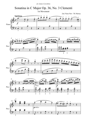 Clementi - Sonatina Op36 No3 1st Mvt - 2nd. Piano Part