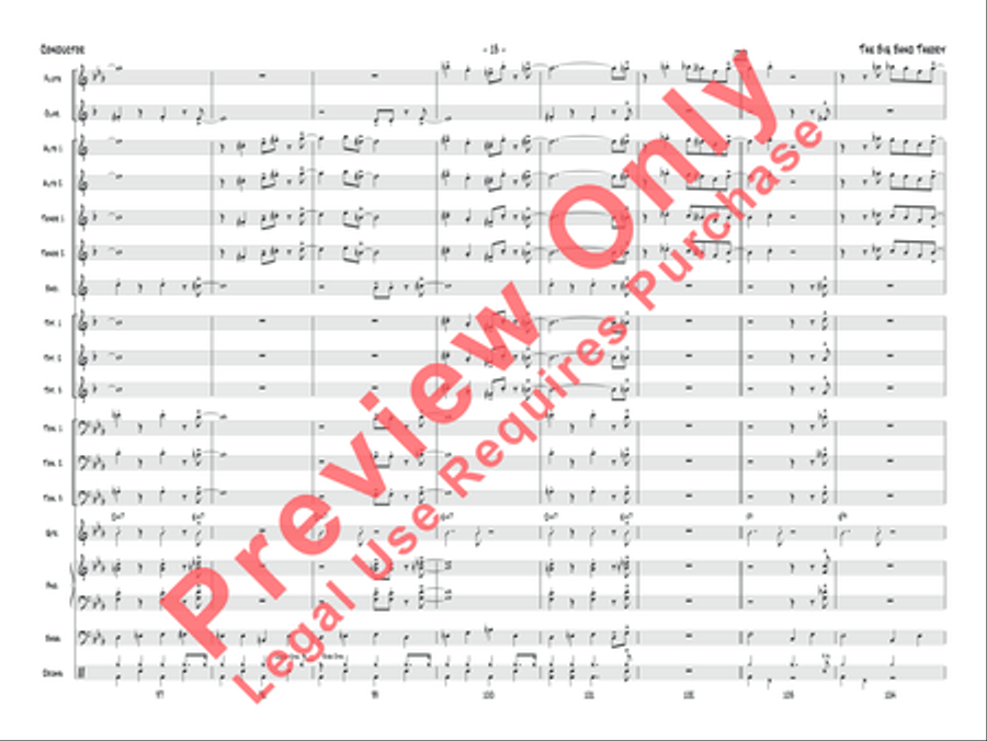The Big Band Theory The Big Band Theory Jazz Ensemble scores gallery preview page 14