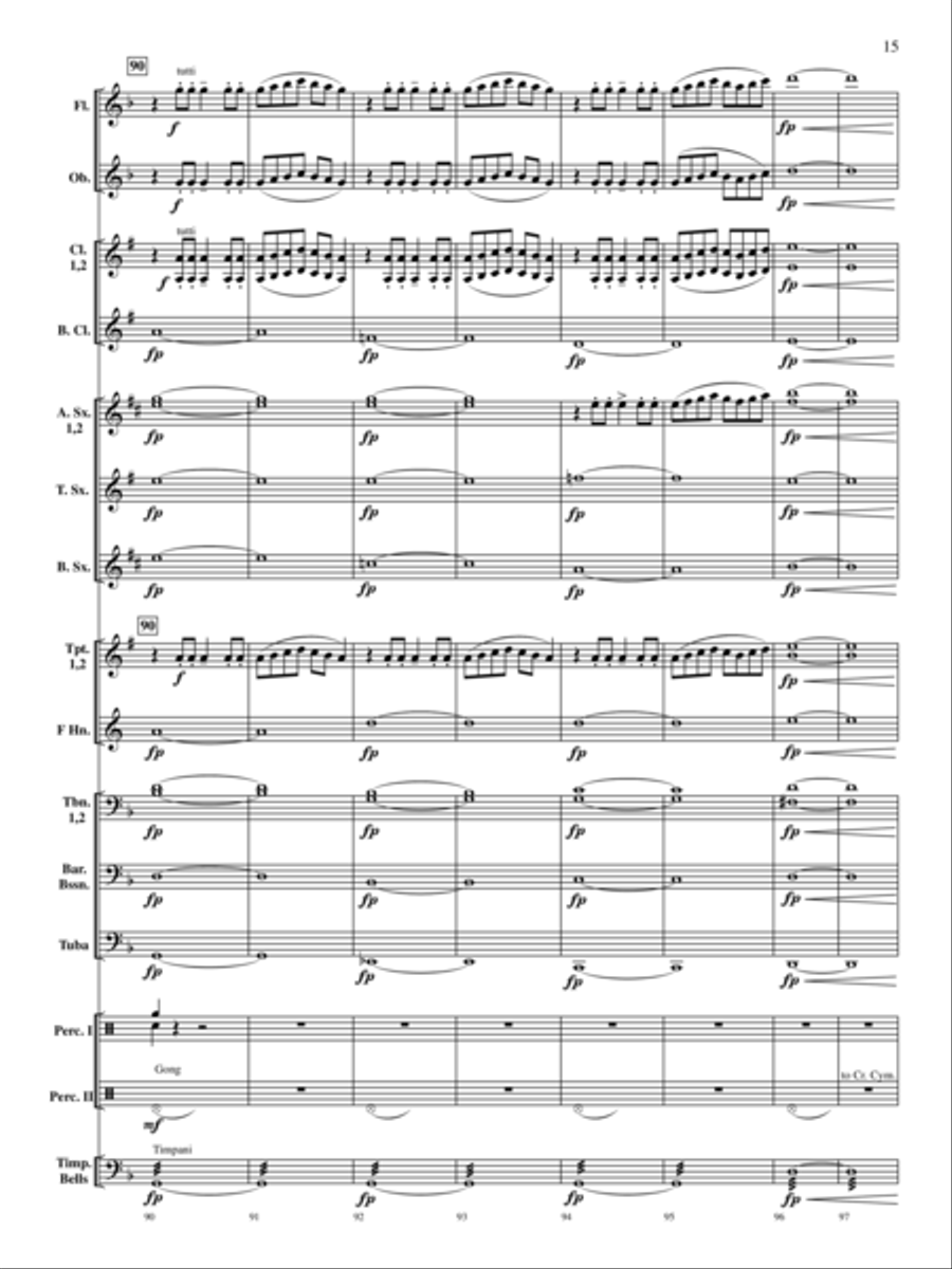 Rondo on a Modal Theme Rondo on a Modal Theme Concert Band scores gallery preview page 16
