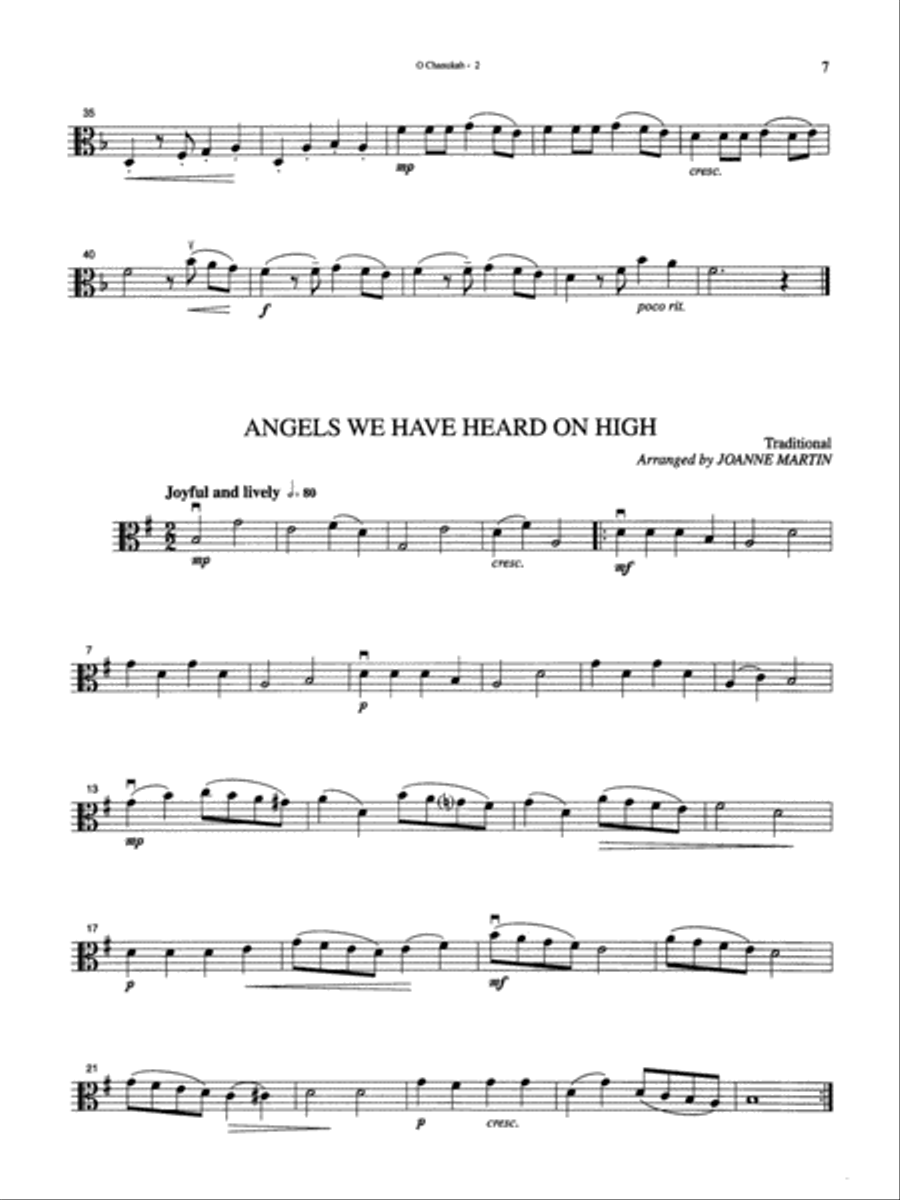 More Festive Strings for String Quartet or String Orchestra String Quartet scores gallery preview page 6